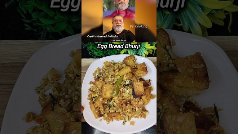 🔥Egg Bread Bhurji 🤩 Bachelor's Recipe must try guys💯#egg#eggbhurji#shorts #trending#themadchefindia