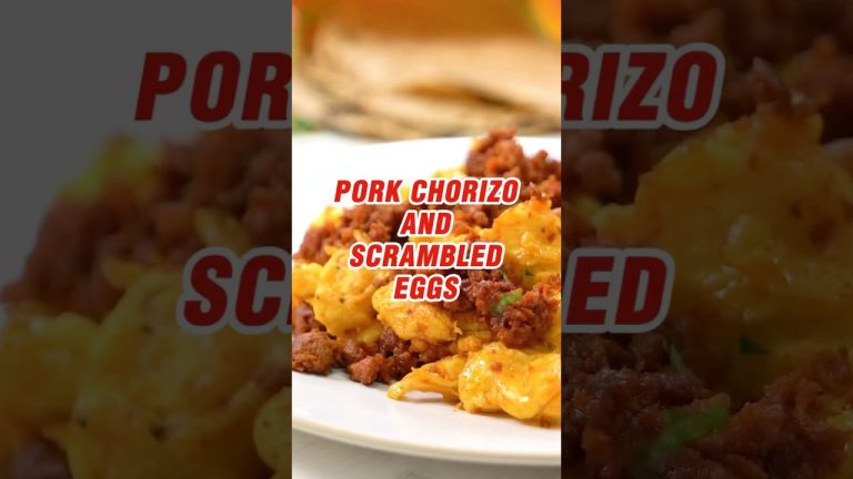 Pork Chorizo and Scrambled Eggs