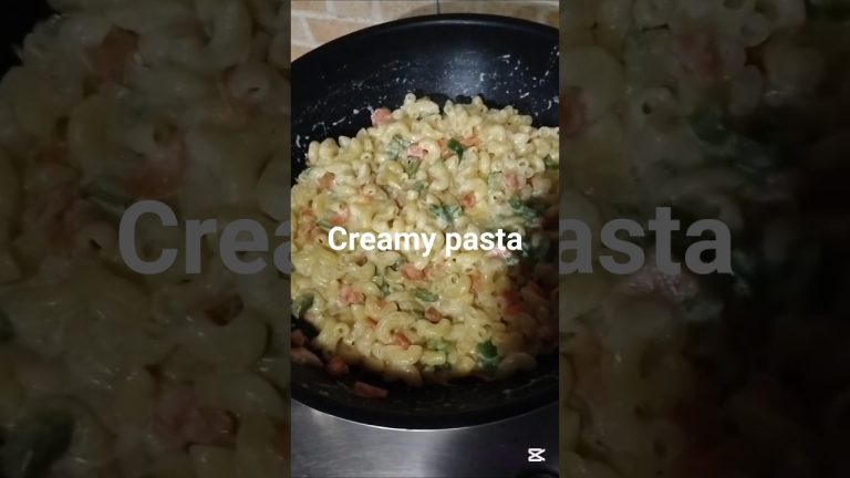 tasty creamy pasta back to school #viralshorts #pastarecipe #macroni #viraplz #music #shorts