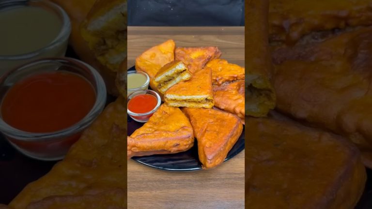 Bread Pakoda #shorts #ASMR #cooking #food #recipe