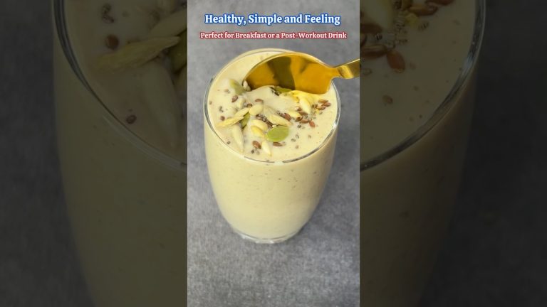 No Fruits Healthy Smoothie for Weight Loss | Best Smoothie Recipe without Fruits  #shorts #ytshorts