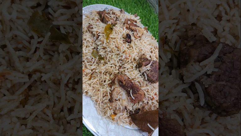 Hyderabadi Beef Pulao Recipe #pulaorecipes #hyderabadipulao #pulao #food #shorts