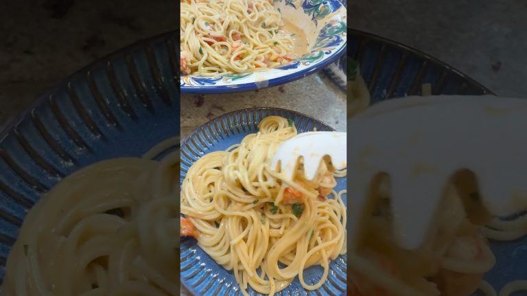 Viral Lobster Pasta #recipe #shorts