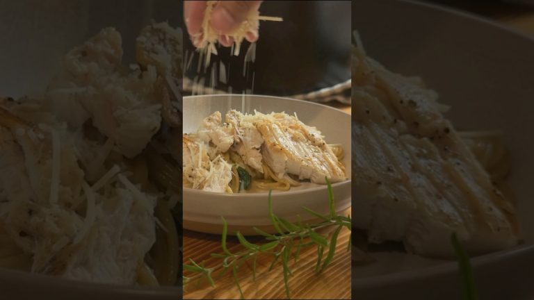 ASMR | Creamy GARLIC PASTA in ONE POT | สปาเก็ตตี้ซอสครีม