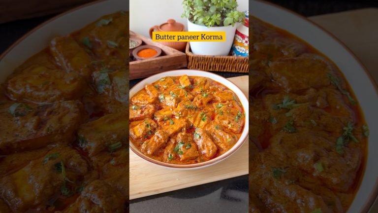 #ytshorts Butter paneer korma | New Paneer recipe | paneer korma