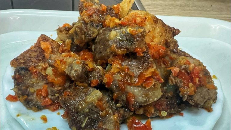 How to make Nigerian Pepper Meat | Asun Recipe | Pepper Steaks