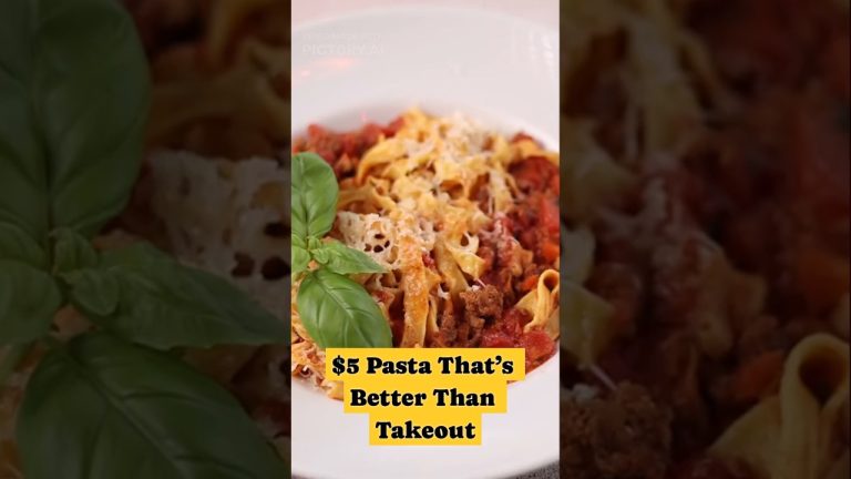 $5 Garlic Chickpea Pasta That Tastes Better Than Takeout 🍝🧄 (Easy & Healthy)