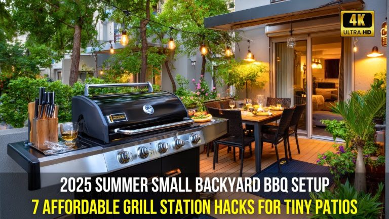 2025 Small Backyard BBQ Setup Ideas: 7 Affordable Grill Station Hacks for Tiny Patios