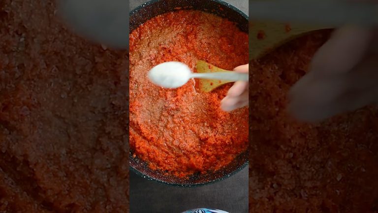 Pastă de ardei kapia pentru iarnă 🌶️ – doar 2 ingrediente, fără conservanți!