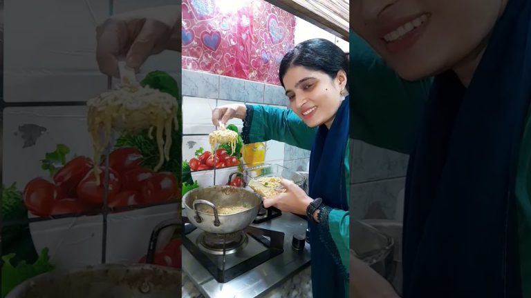 aj leftover salan se pasta bnaya😍❤️ #minivlog #viral #vlog #food #minivlog #familyvlogs #fyp #viral