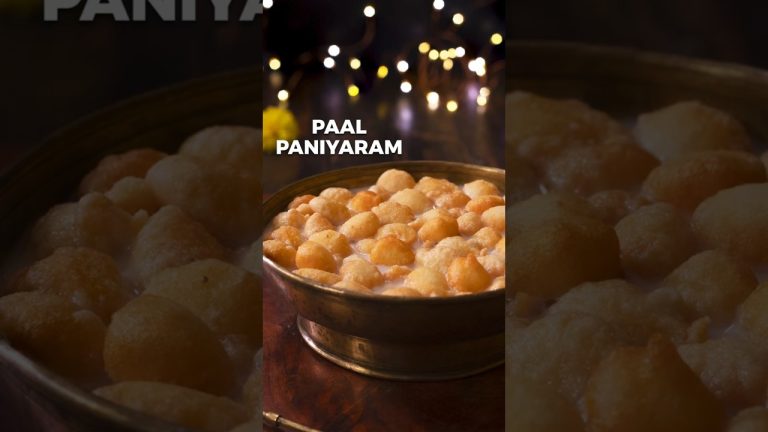 Chettinad Paal Paniyaram | Dessert Recipes | Sweet Recipes #shorts #paalpaniyaram
