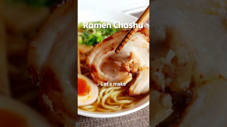 Easy Ramen Chashu Pork Recipe | Tender Pork Belly for Beginners