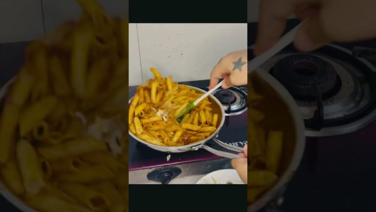 Pen red sauce Pasta Recipe #Shorts #PastaRecipe Red Sauce Pasta Recipe