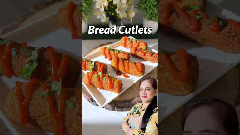 Trending Bread Cutlets Recipe #cutlet #recipe #shorts