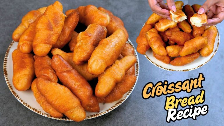 Bread Croissant Recipe | Easy Evening Snacks recipe