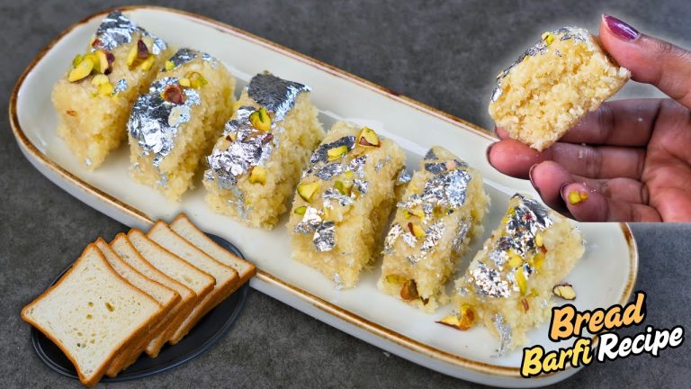 Bread Barfi Recipe | Bread Sweet Recipe | Barfi Recipe