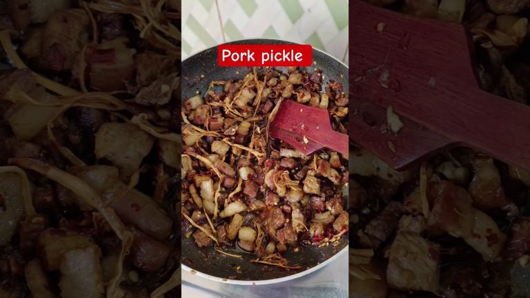 Pork Pickle Recipe 🩷#pickle#trending #ytshorts#viral#assam #northeastindia#cooking