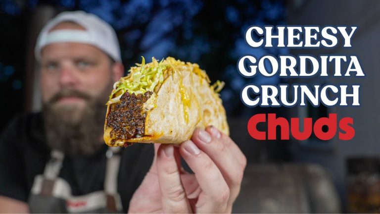 Cheesy Gordita Crunch From Scratch! | Chuds BBQ
