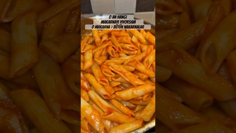 Kalem makarna çok lezzetli