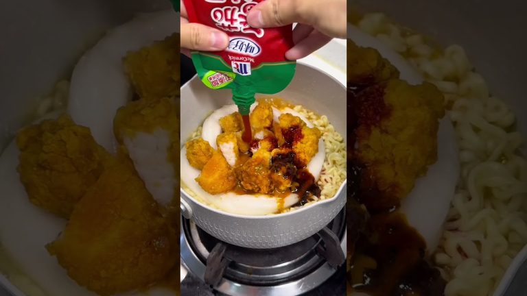 Simple ramen#like #cooking  #pork #food #frywings #recipe #spaghetti