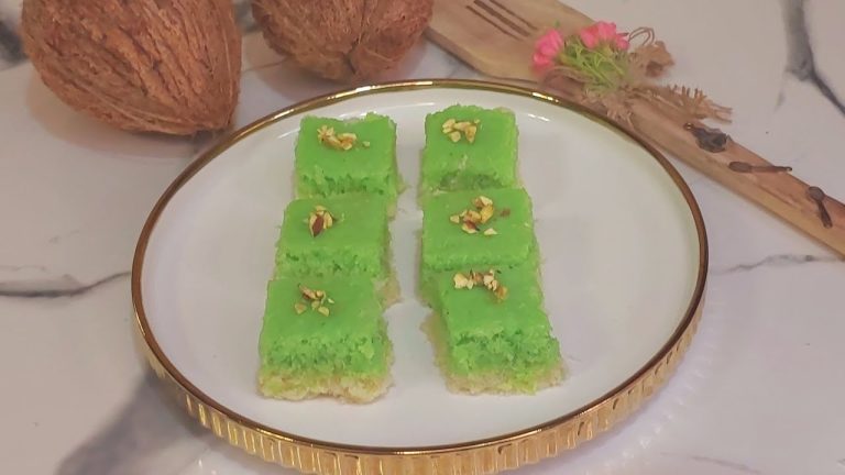 Yummy Dessert To Make at Home | Coconut Milk Burfi Recipe !
