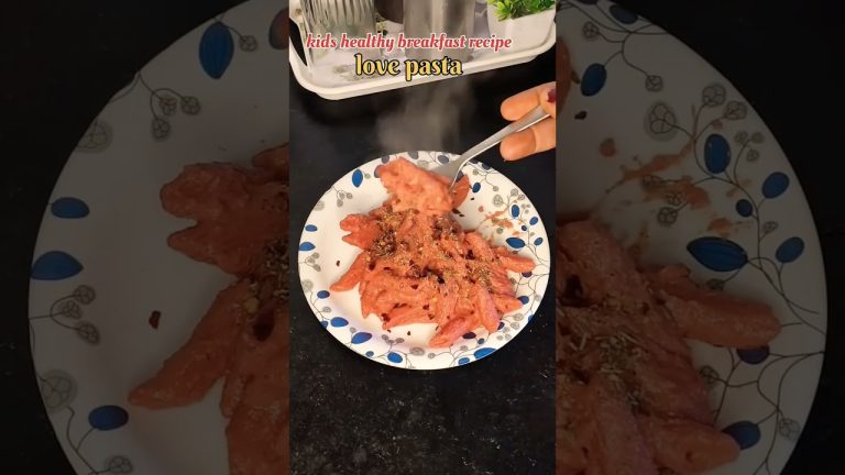 love pink pasta recipe for kids it's very healthy #love #food #reels #recipe #healthy #youtubeshorts