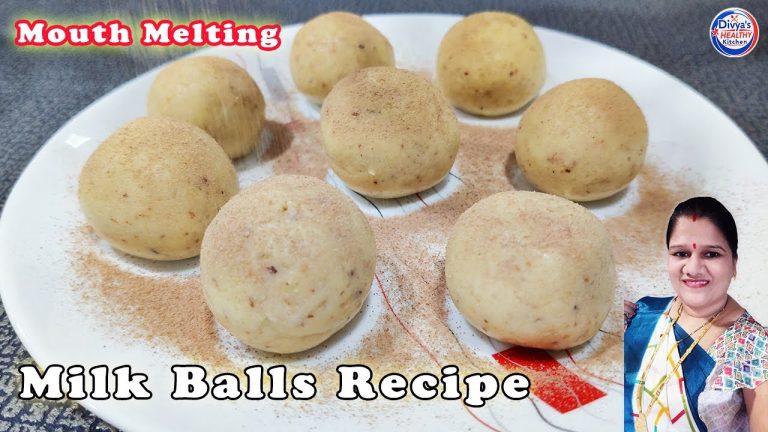 A Sweet Treat in Minutes | Homemade Milk Balls Recipe | Sweet Indulgence | Milk Balls Dessert Recipe