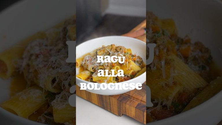 FULL RECIPE READY ON My channel #cooking #pasta #bolognese #food #recipe #fyp