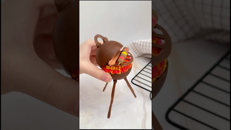 BBQ cupcake 🔥 #shorts #cupcake #bbq #cakedecorating #summerrecipes  #short #baking #cake