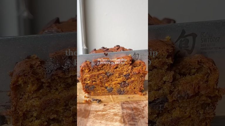 Chocolate Chip Pumpkin Bread – RECIPE BELOW