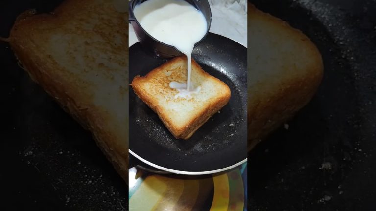 Easy Bread Malai Dessert Recipe |bread malai custard |dessert recipes #shorts #bread #recipe