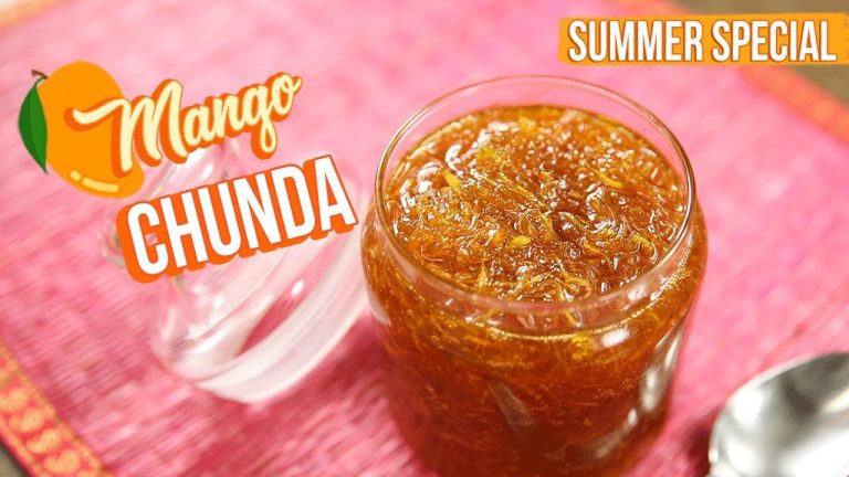 Instant Chunda Recipe – How To Make Raw Mango Chunda – Gujarathi Sweet Mango Pickle – Varun Inamdar