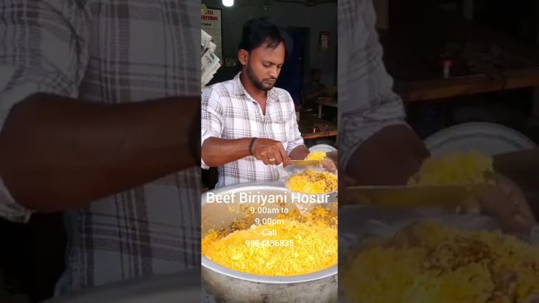 #beefburyani Hosur Beef Biriyani