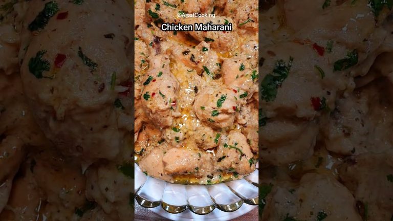 Chicken Maharani Recipe🔥 #shorts #trendingshorts
