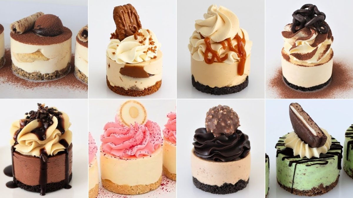 8 NO BAKE Mini Cheesecake recipes Quick and Easy Dessert
