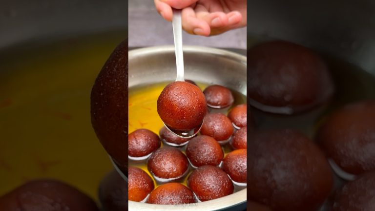 बिना मावा के घर पर बनाए परफेक्ट गुलाब जामुन Gulab Jamun Recipe #shorts #trending #sweet #dessert