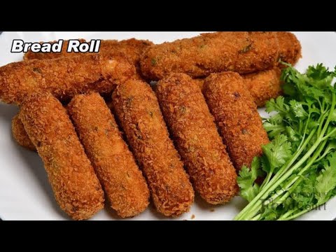 आलू और ब्रेड से बनाएं एकदम क्रिस्पी नाश्ता। Bread Recipes Bread roll I easy snacksl
