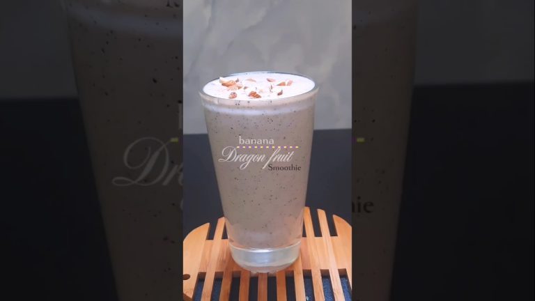 Tropical Smoothie – Dragon Fruit + Banana Magic! 🍹