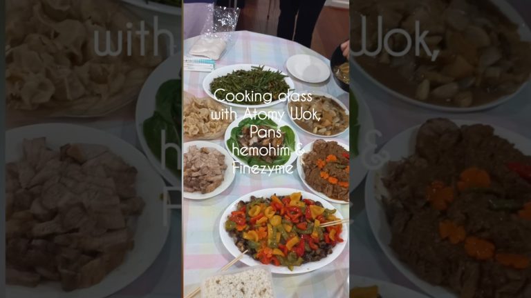 Cooking Class/요리클래스 #cookingclass ##steamedpork#버섯탕수육 #atomywok  #MediCook#CeramicFryingPan