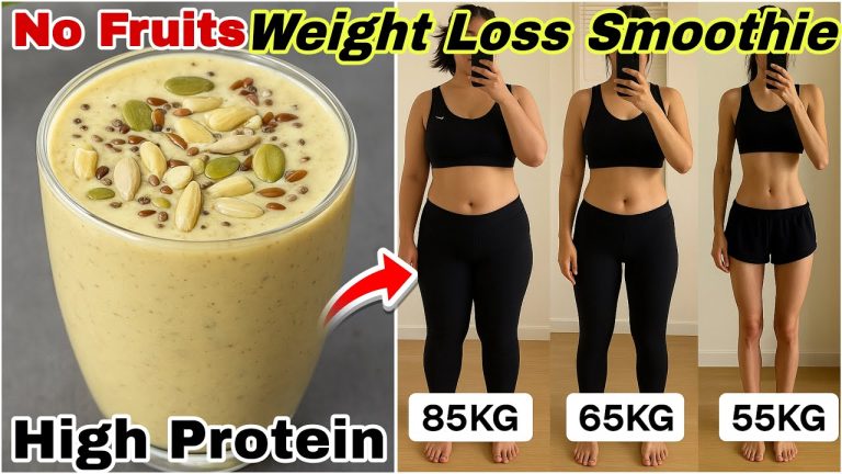 The BEST Weight Loss Smoothie | High Protein, No Sugar-No Fruits Oats Smoothie |Weight Loss Smoothie