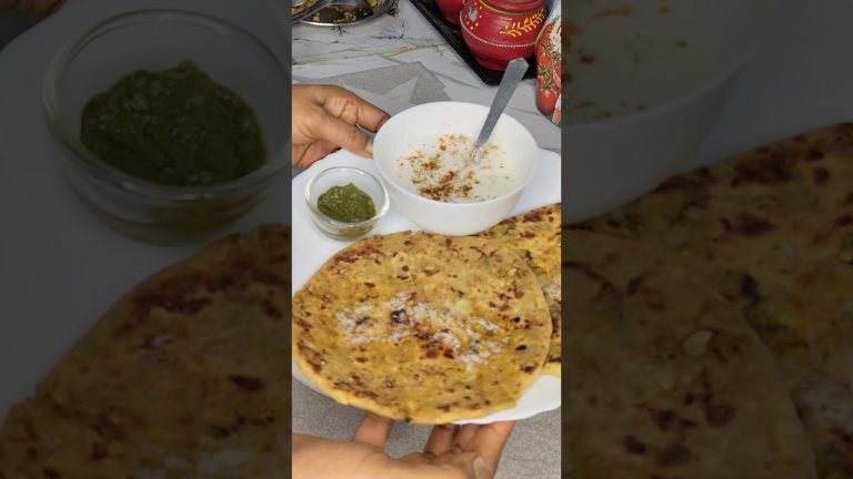 प्याज के पराठे😋#shortsfeed #shorts #full recipe #cooking