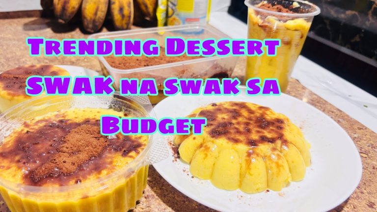 Trending Pinoy Dessert 2025/ Banana Saba Flavored Gulaman with Milo 🍌🍮🍫