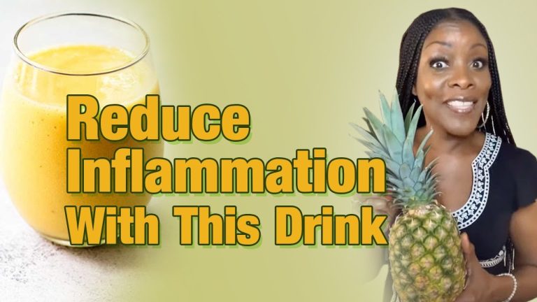 Reduce Inflammation With This Pineapple Smoothie-  Anti inflammatory foods