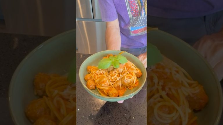 Mini Meatballs & Spaghetti