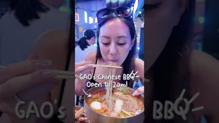 Chinese BBQ 🇨🇳 is soo different from American BBQ 🇺🇸 skewers galore at GAO’s BBQ Milpitas!