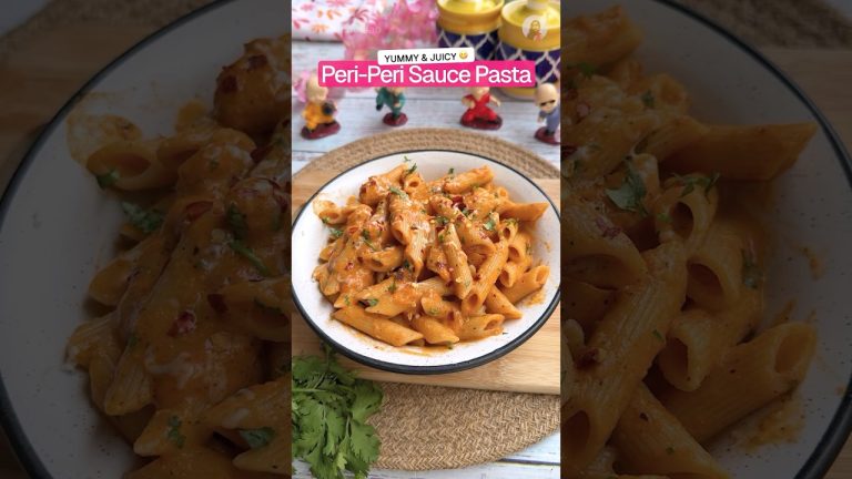 Spicy Peri Peri Pasta in 10 Minute! #trending #shorts #food #dinner  #pasta