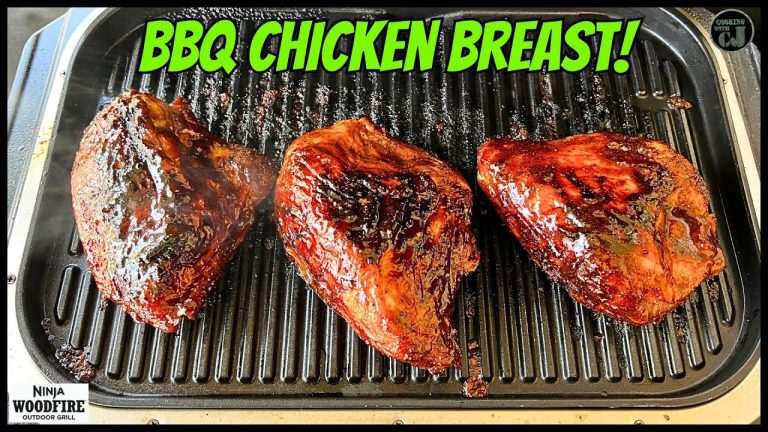 Ninja Woodfire Grill BBQ Chicken Breast!