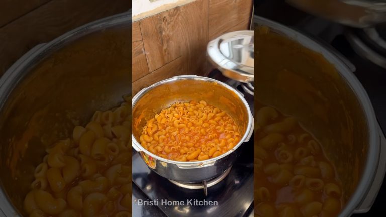 Mujhe nhi pta tha cooker bnane se aise bnega😳 #shorts #bristihomekitchen #pasta