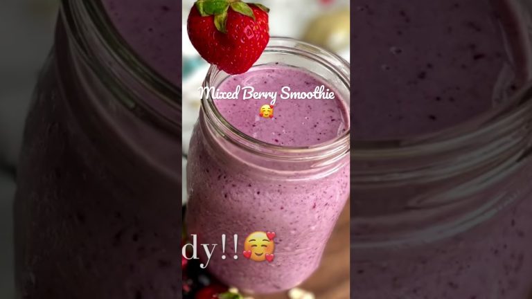 Mixed Berry Smoothie