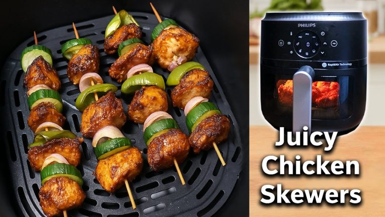 Juicy Chicken Skewers in Philips Air Fryer NA231 | Easy & Delicious Recipe